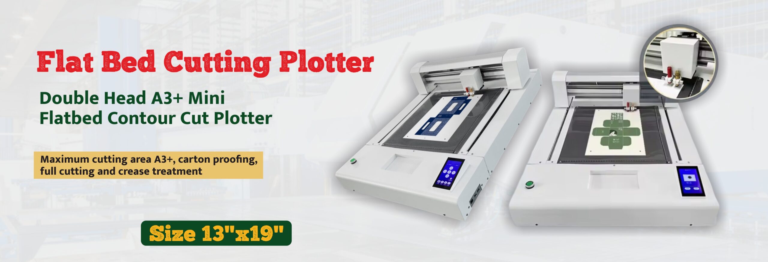 🛠️ Experience Heavy-Duty Performance with Our High-Speed Flatbed Cutting Plotter!