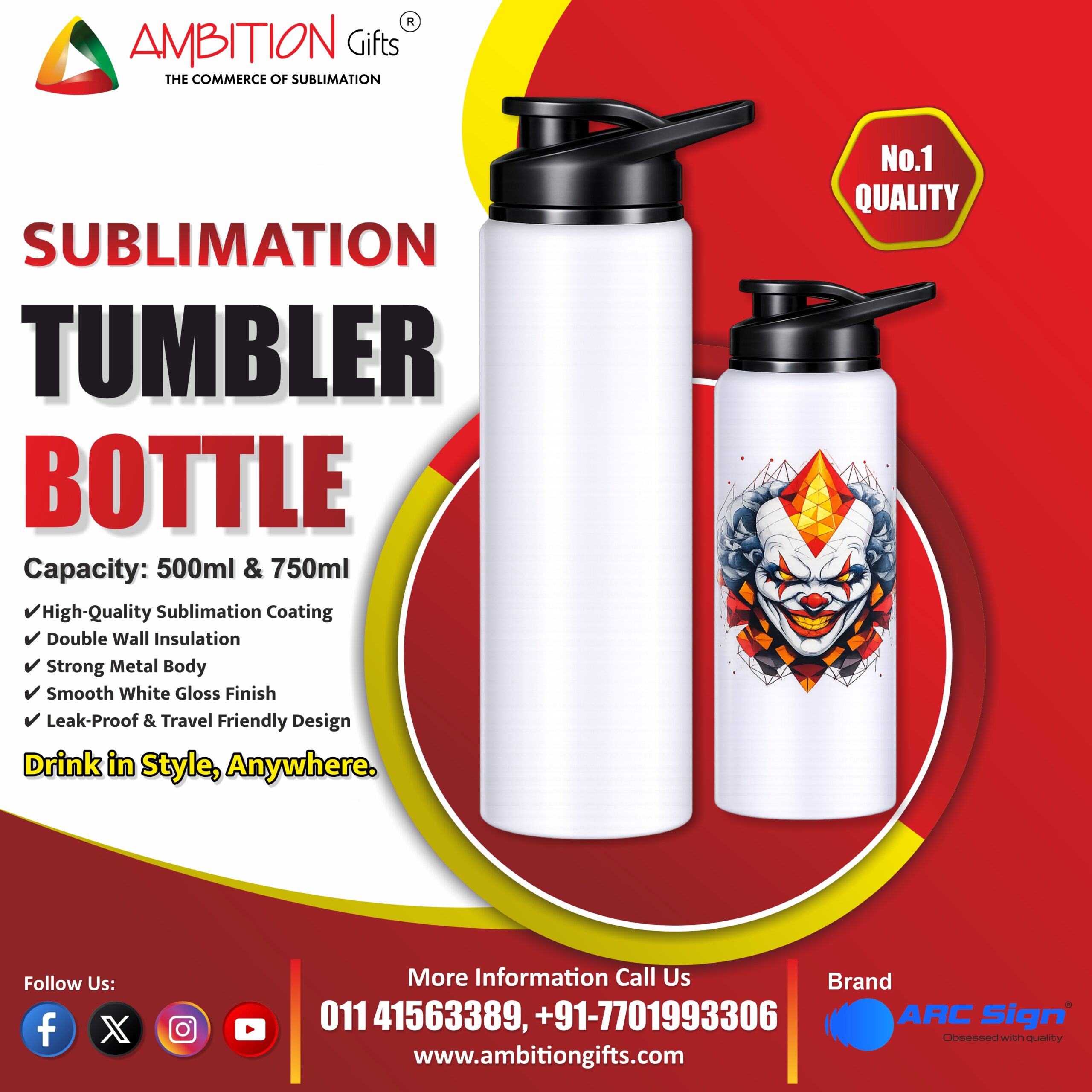 Tumbler Bottle